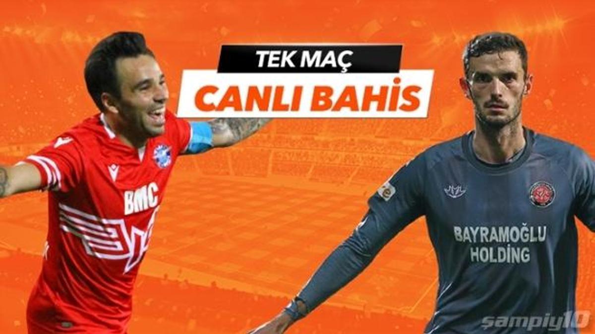 Adana Demirspor - Fatih Karagümrük karşılaşmasında Canlı Bahis heyecanı Misli.com'da!