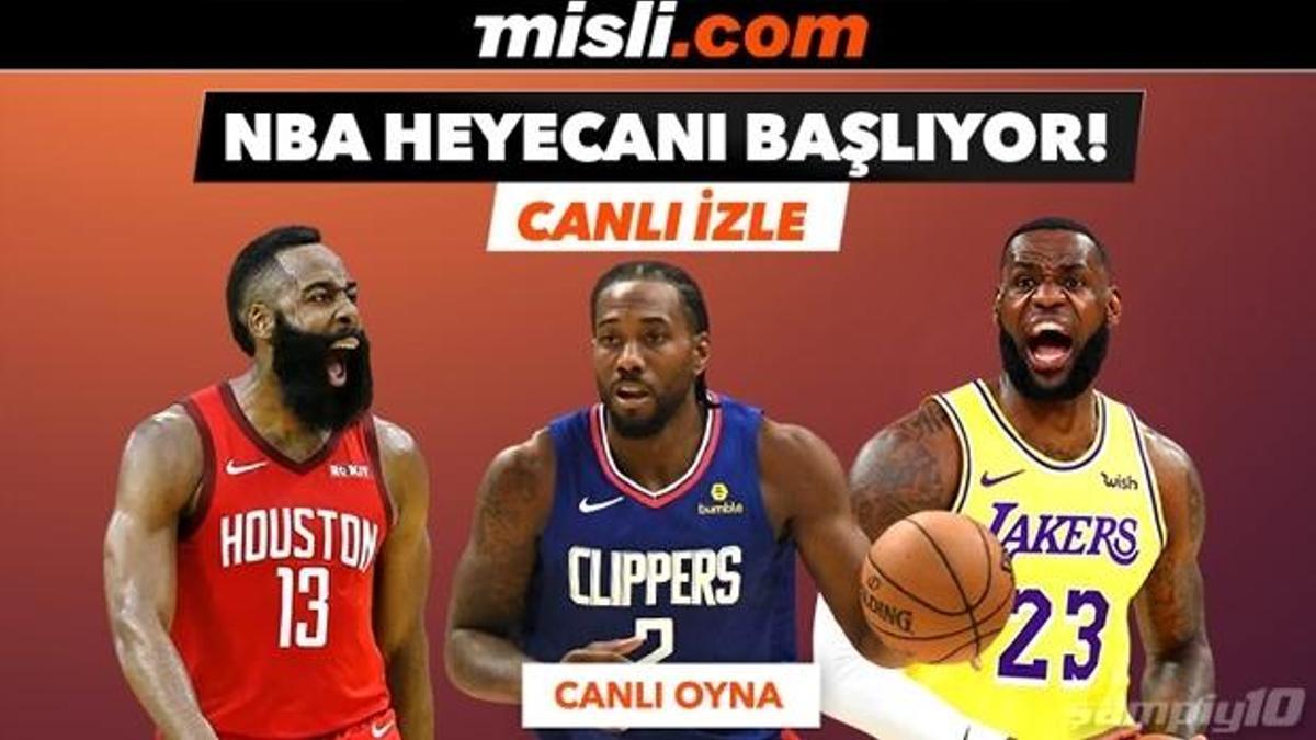 NBA geri dönüyor, heyecan Misli.com'da yaşanıyor!
