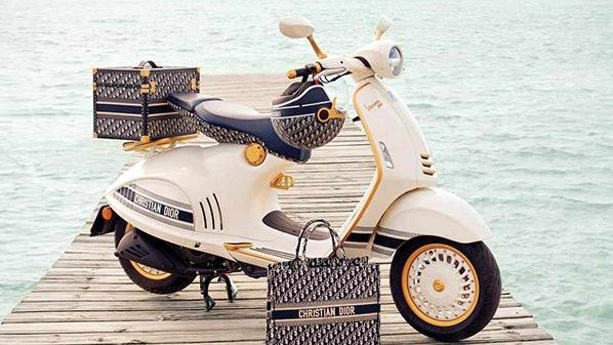 Vespa ve Christian Dior ortak motosiklet tasarladı