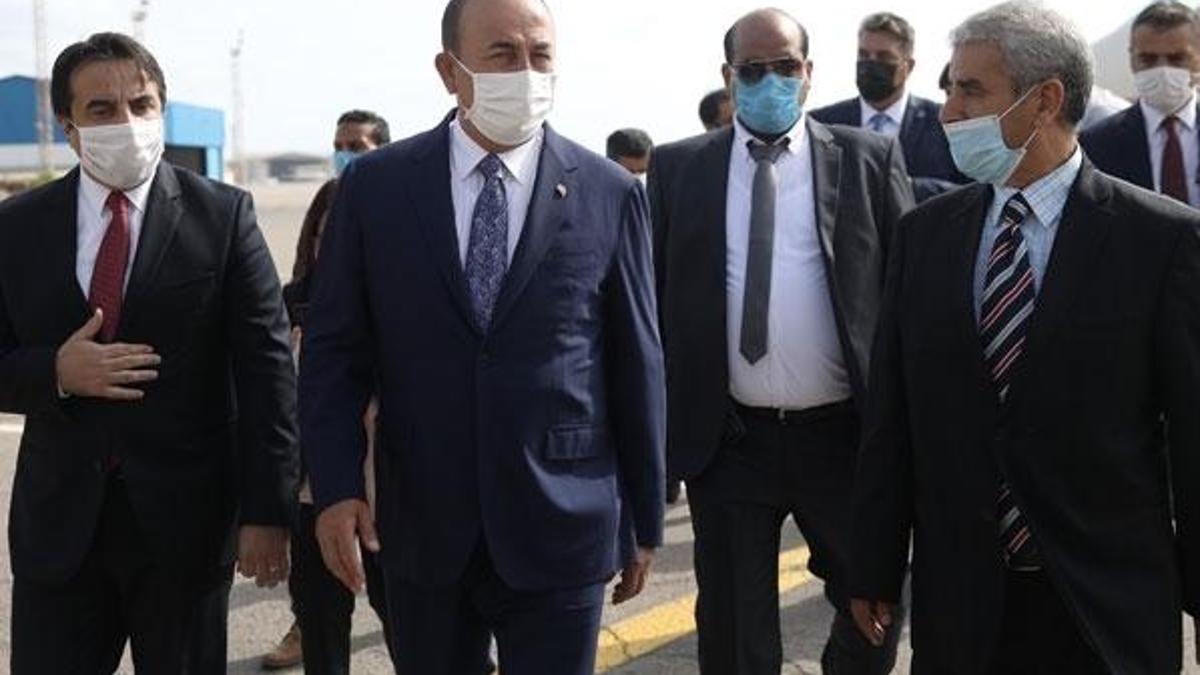 Bakan Çavuşoğlu Libya'da açıklama yaptı