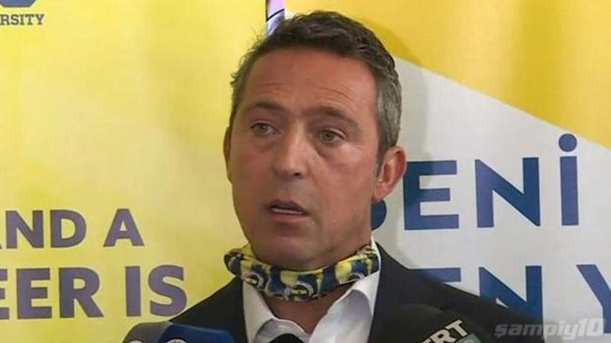 Fenerbahçe Başkanı Ali Koç'tan harcama limiti ve transfer açıklaması