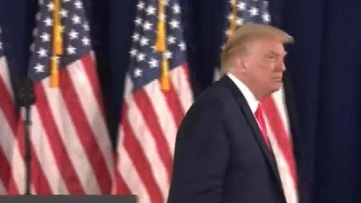 Trump'ı şoke eden soru! Salonu terk etti