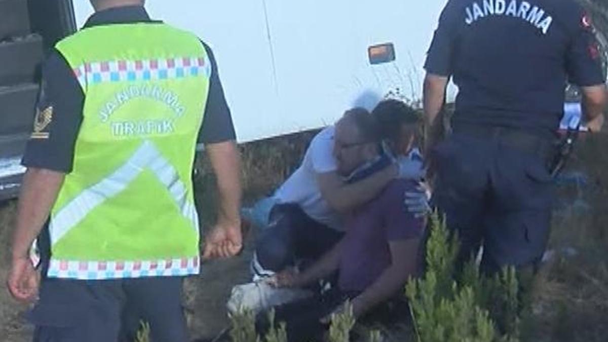 Otobüs kazasında hafızalara kazınan karenin iki kahramanı tekrar bir araya geldi