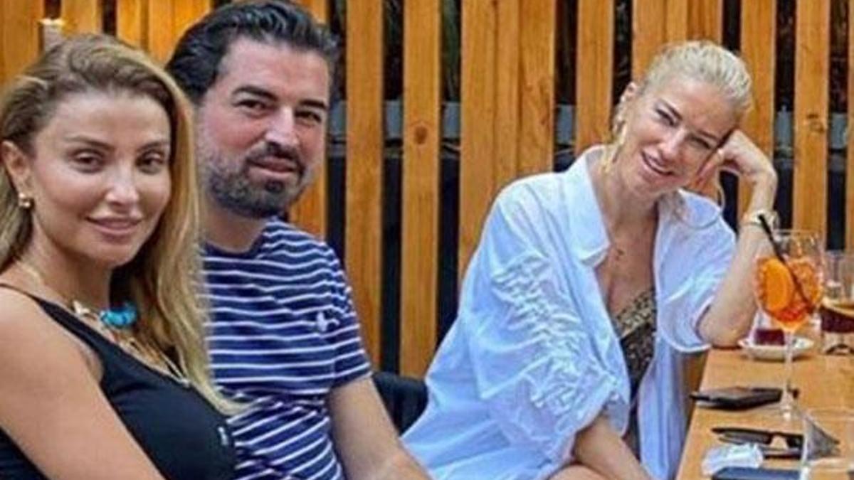 Sevgilisini Burcu Esmersoy ile tanıştırdı