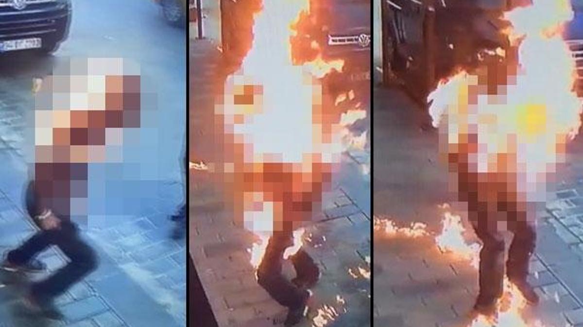 İstanbul'da korkunç olay! Kardeşini tinerle yaktı...