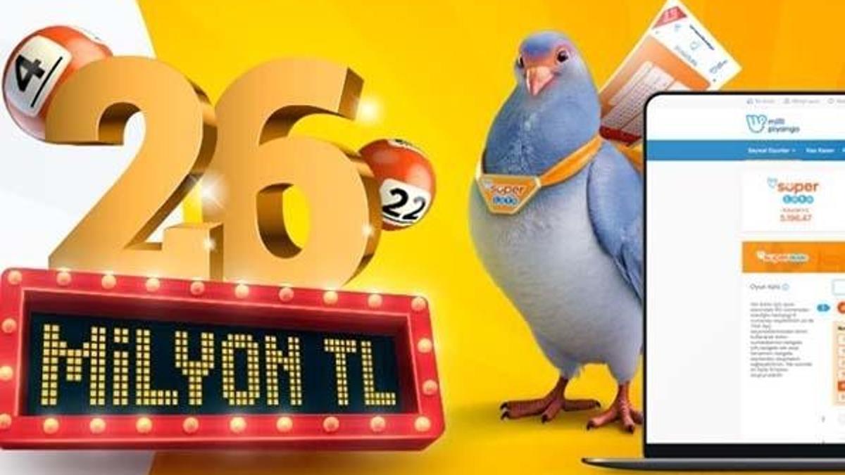 Süper Loto rekora koşuyor! Sisal Şans Süper Loto ikramiyesi 26 milyon 745 bin 624 TL!