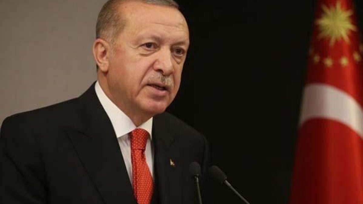 Cumhurbaşkanı Erdoğan'dan şehit ailesine taziye mesajı