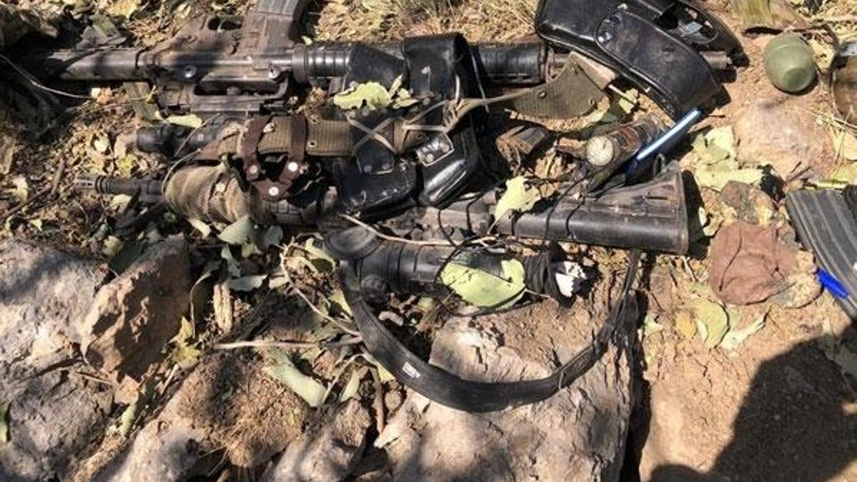 PKK'ya ait silah ve mühimmat ele geçirildi
