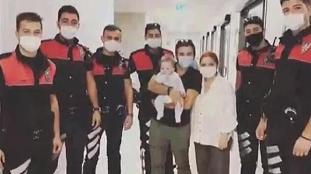 Yunus polisleri bebeğin hayatını böyle kurtardı