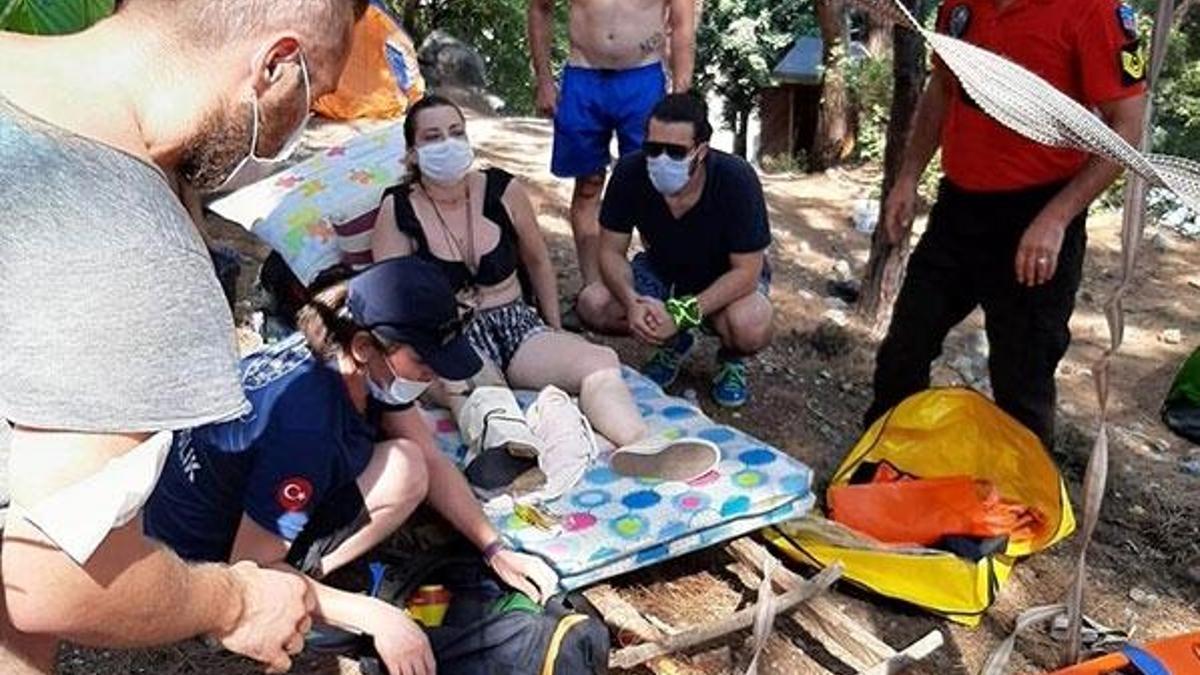 Herkes onun için seferber oldu! JÖAK, JAK ve UMKE kurtardı