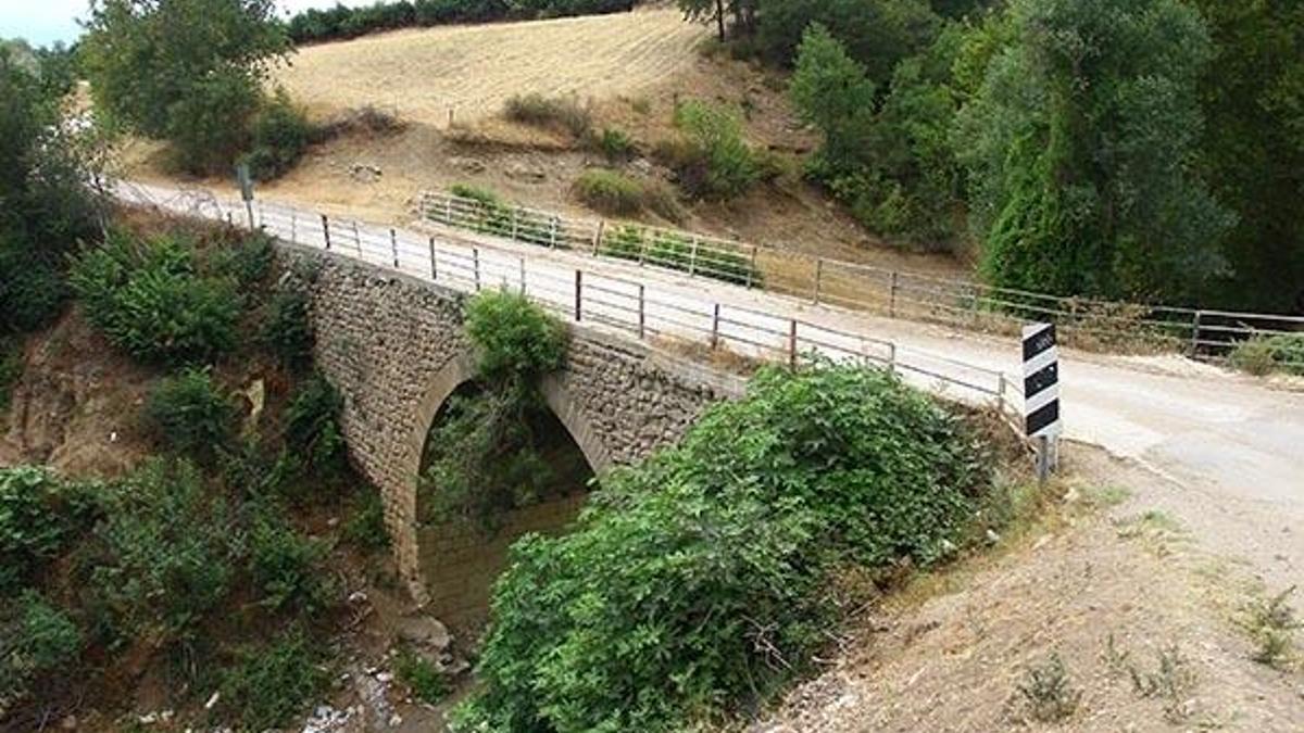 Tarihi köprüde defineci tahribatı