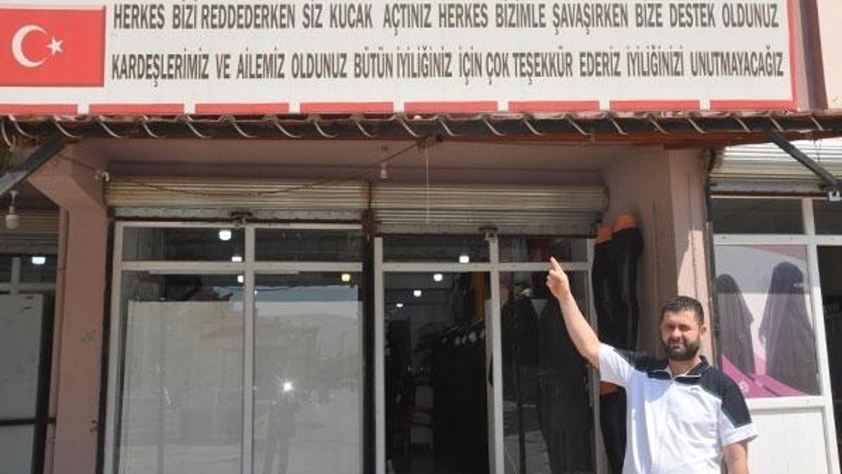 Türkiye'ye böyle teşekkür etti!