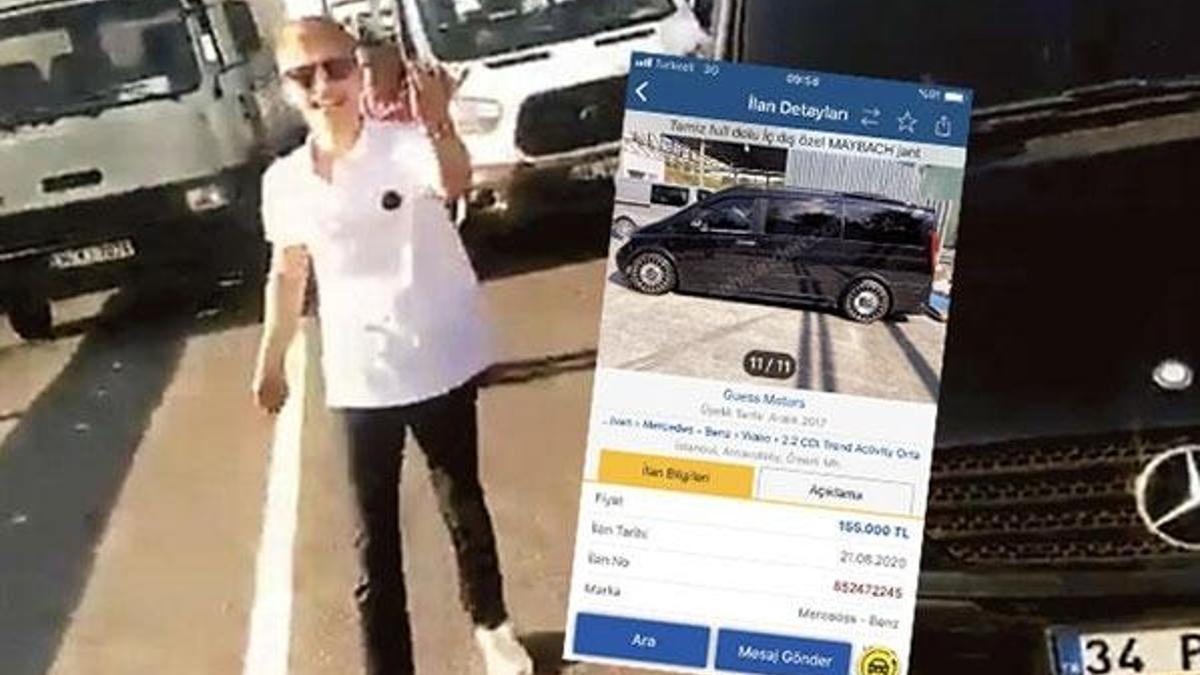 Çakarlı şehir eşkıyası! Hemen satışa çıkardı