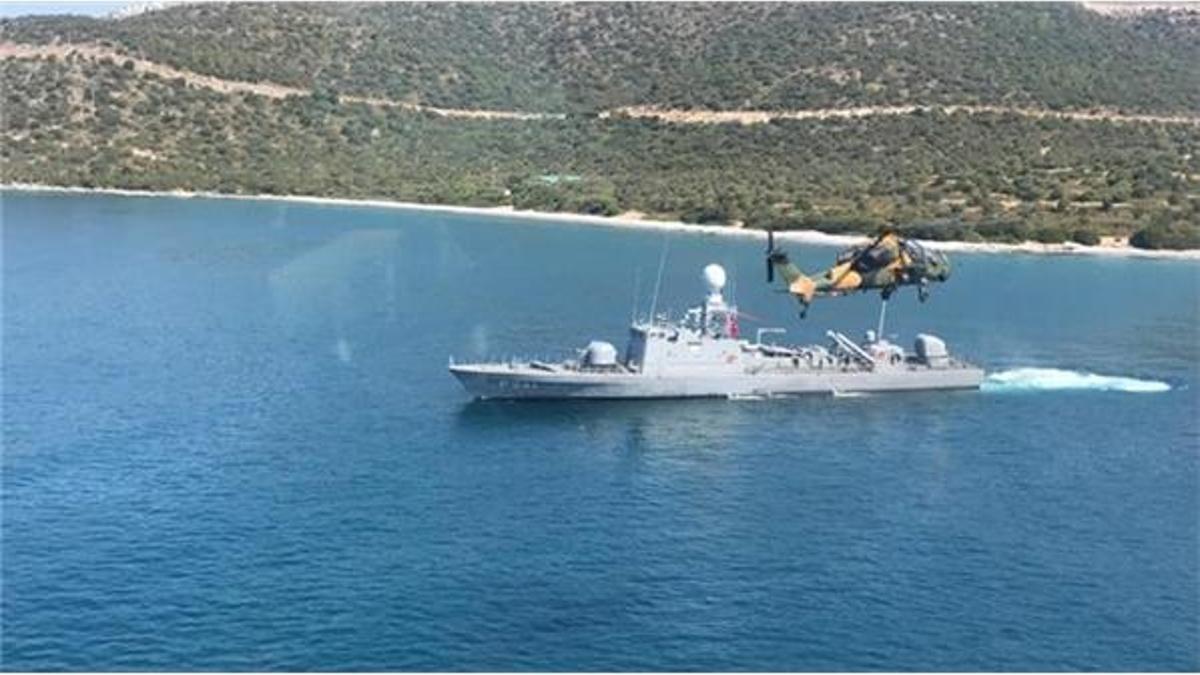 MSB paylaştı: Ege ve Akdeniz'de icra edildi