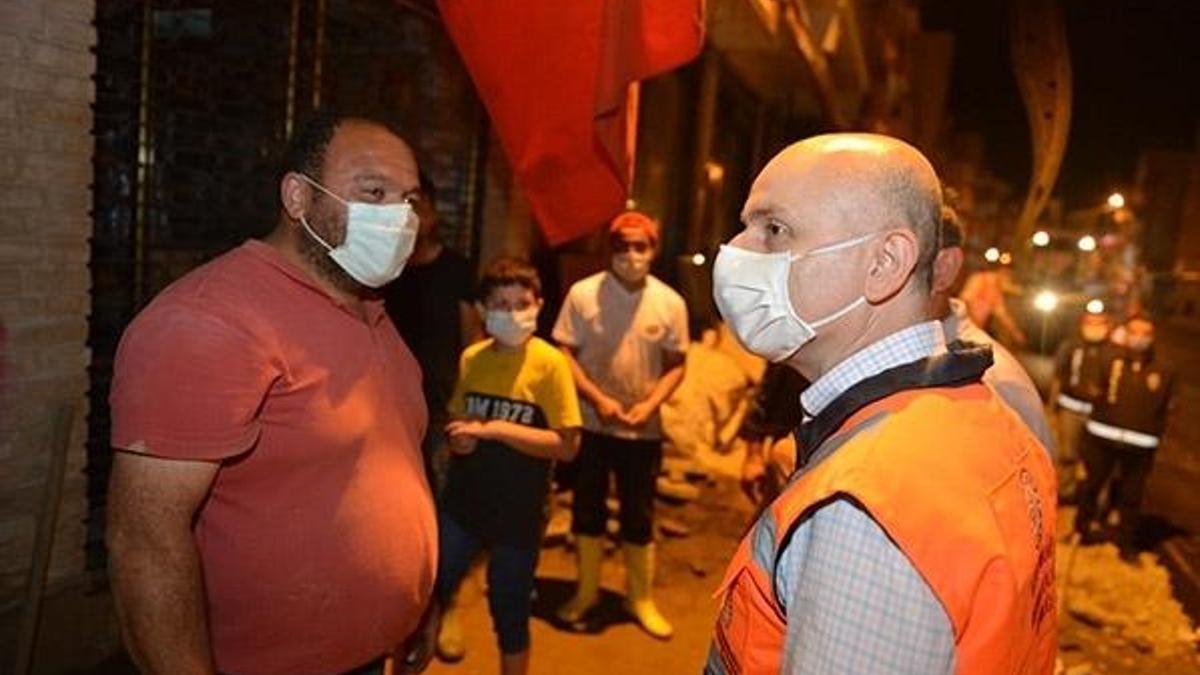 Bakan Karaismailoğlu'ndan Dereli'de gece mesaisi