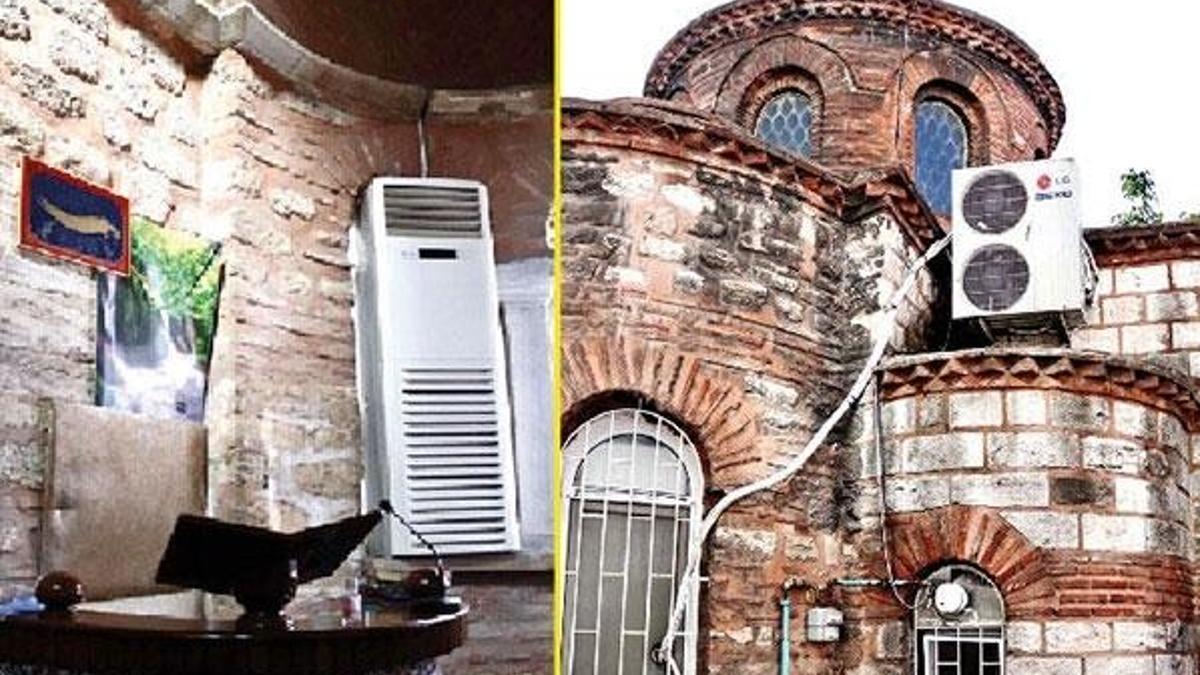 Tarihi yapıyı bu hale getirdiler