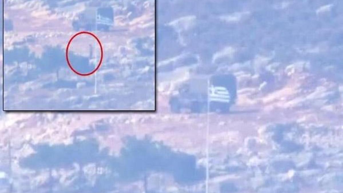 Sıcak görüntü! İşte Meis Adası'ndaki Yunan askerleri