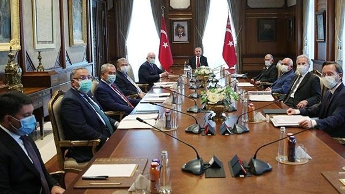 Cumhurbaşkanlığı Külliyesi'nde önemli toplantı
