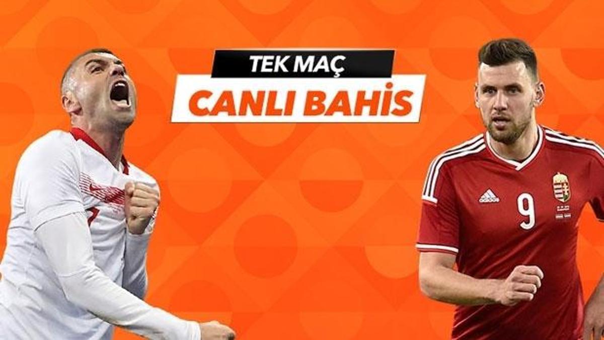 Türkiye - Macaristan maçı Tek Maç ve Canlı Bahis seçenekleriyle Misli.com’da