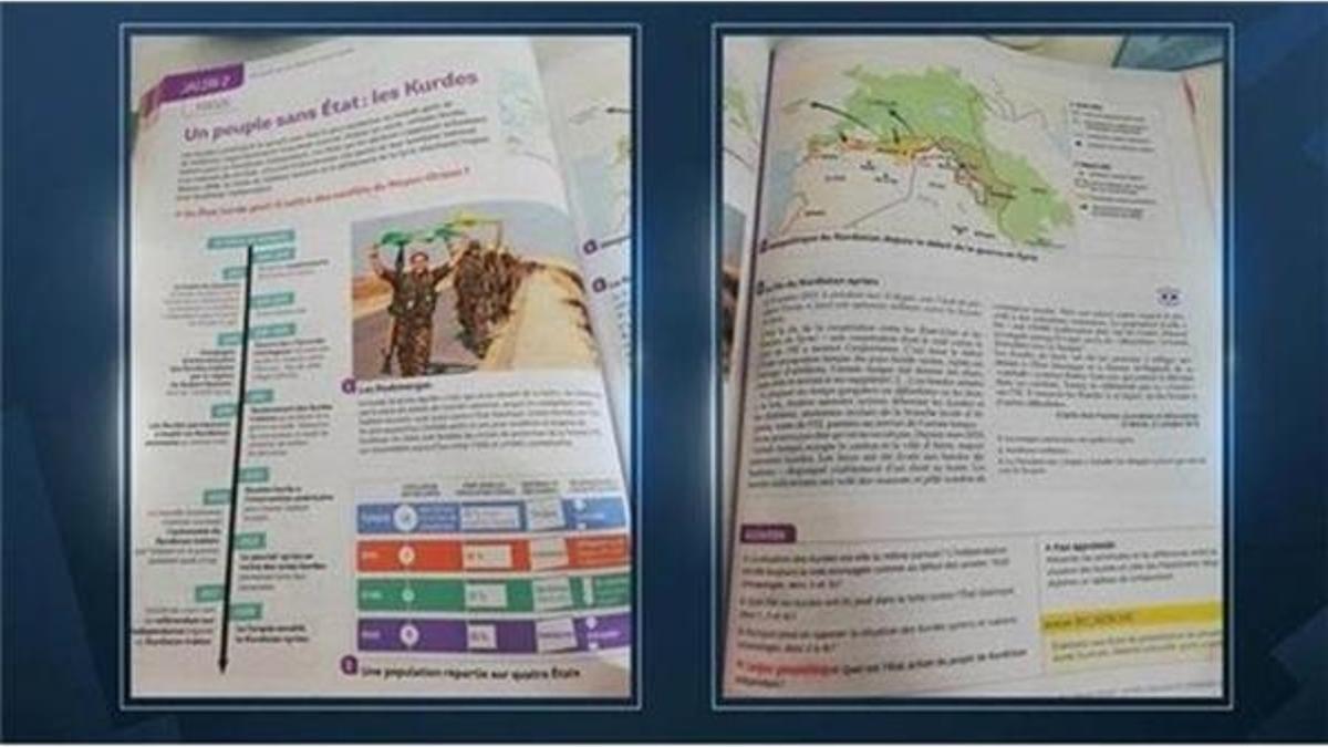 Fransa'da skandal! Tarih kitabında terör örgütü YPG/PKK propagandası