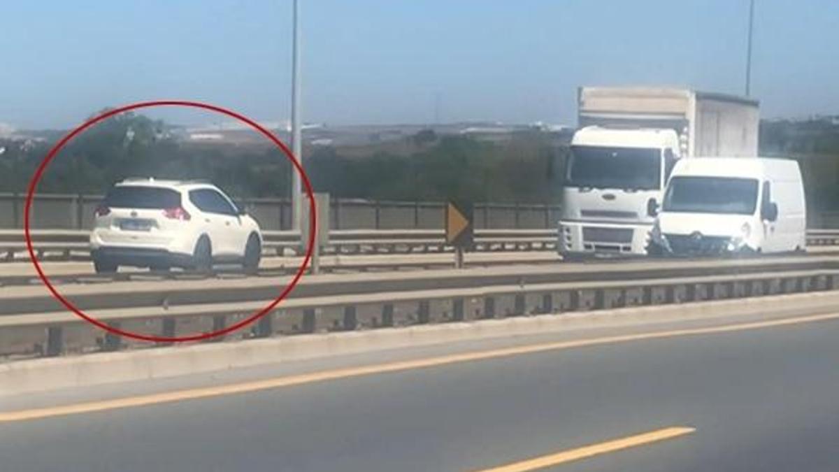 Şok eden anlar! Kilometrelerce ters yönde gitti