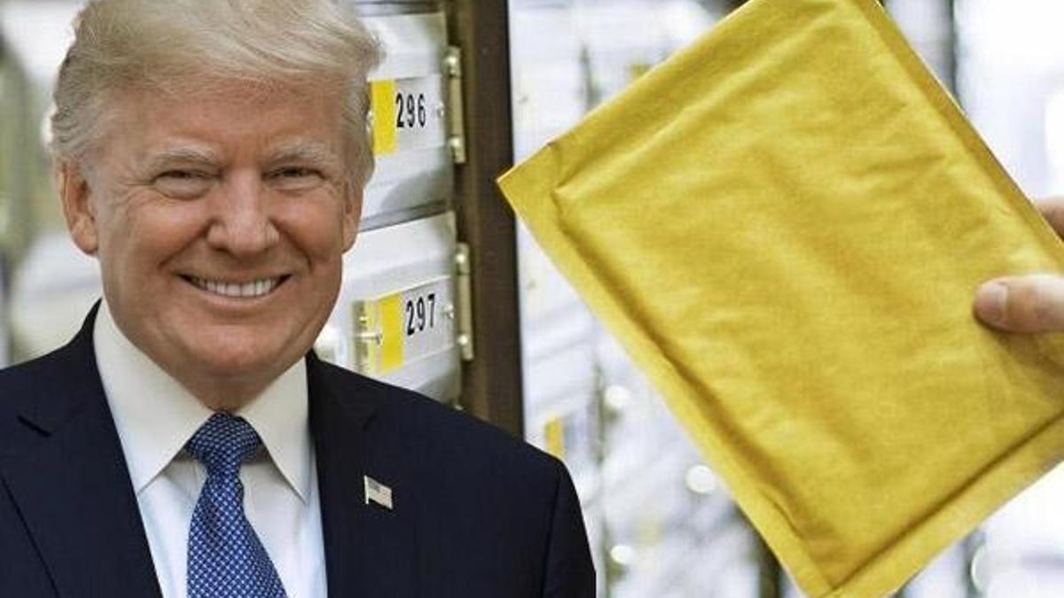 Posta kutusunu açınca şoke oldular! Trump'ın yardım çeki...