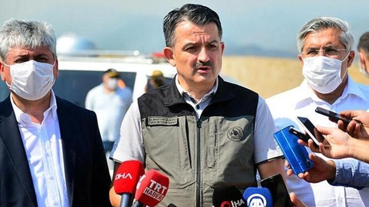 Bakan Pakdemirli açıkladı! Bugün başlayan 11 orman yangınının 10’unu kontrol altına aldık