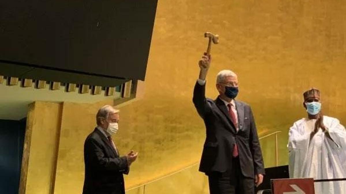 BM Genel Kurulu Başkanı seçilen Volkan Bozkır görevi devraldı