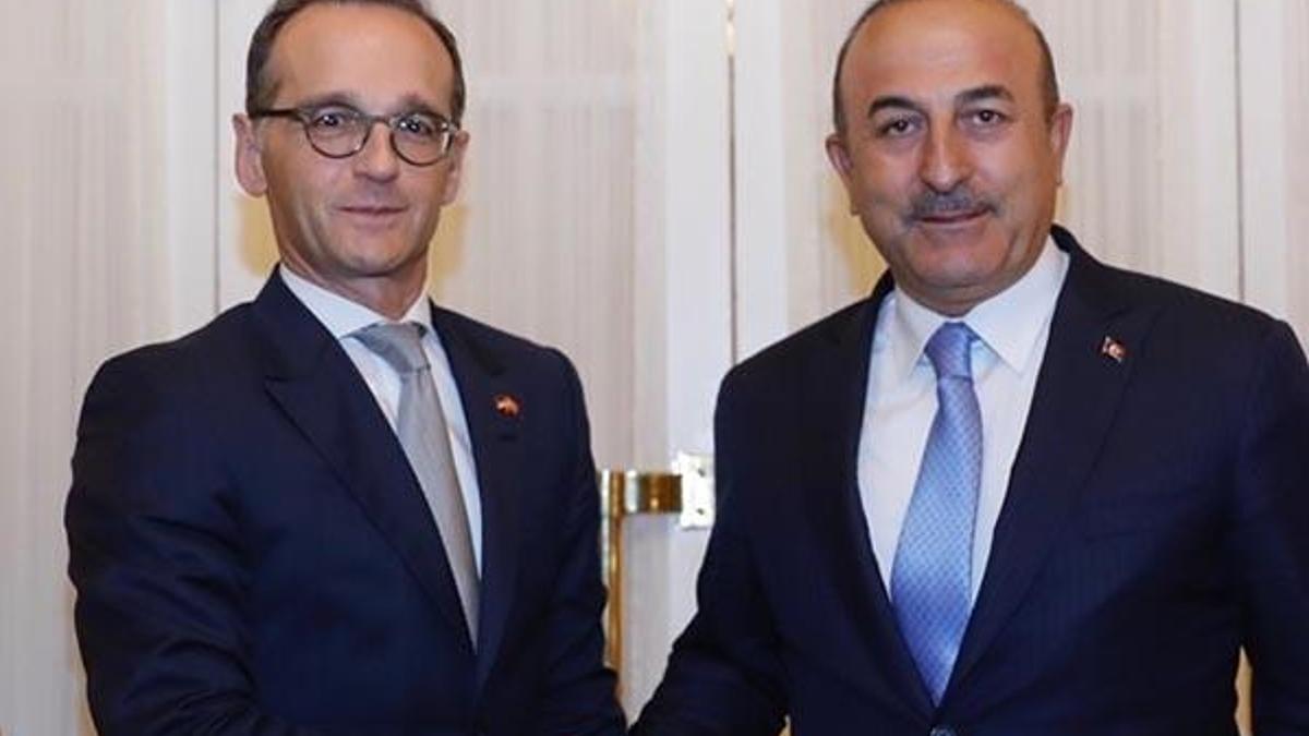 Bakan Çavuşoğlu, Alman mevkidaşı Maas ile görüştü