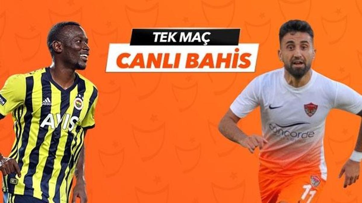 Fenerbahçe - Hatayspor maçı Tek Maç ve Canlı Bahis seçenekleriyle Misli.com’da