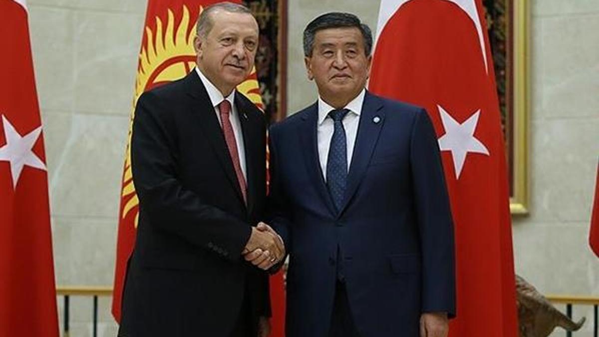 Cumhurbaşkanı Erdoğan, Kırgızistan Cumhurbaşkanı ile telefonda görüştü