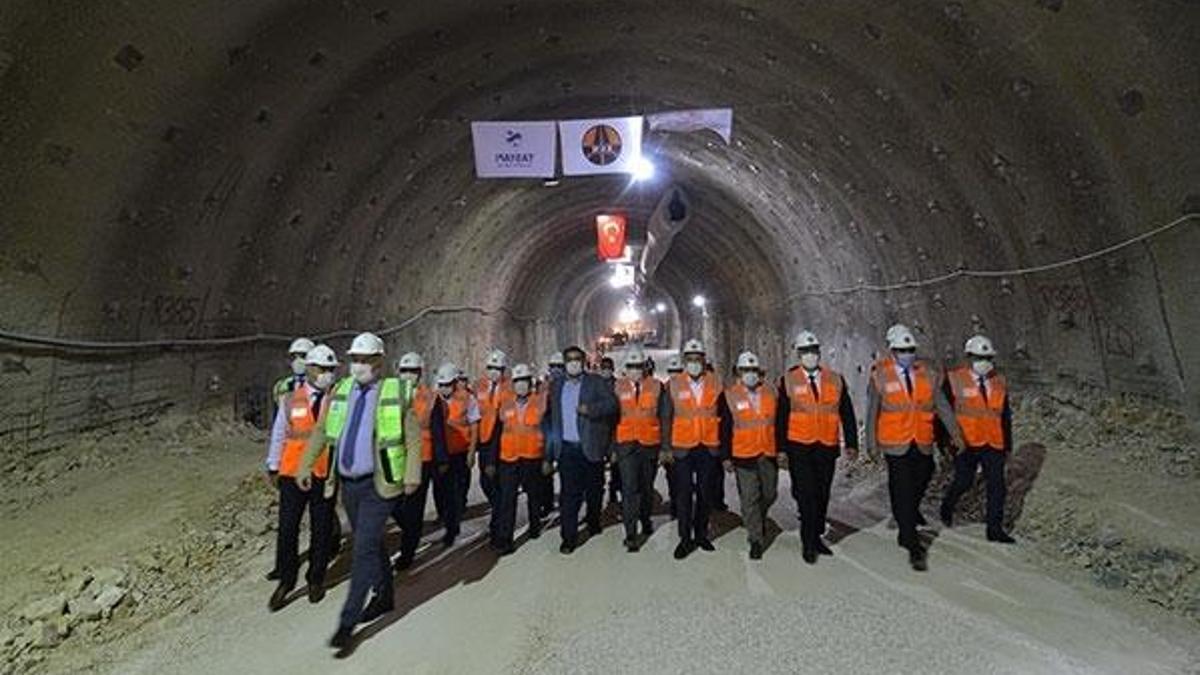 Çorum'daki Kırkdilim Tünelleri'nde ikinci ışık görüldü