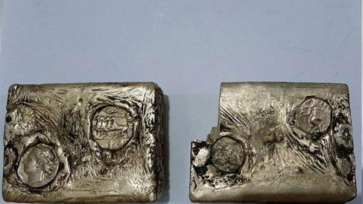 Muş'ta Antik Yunan dönemine ait külçe altın ele geçirildi