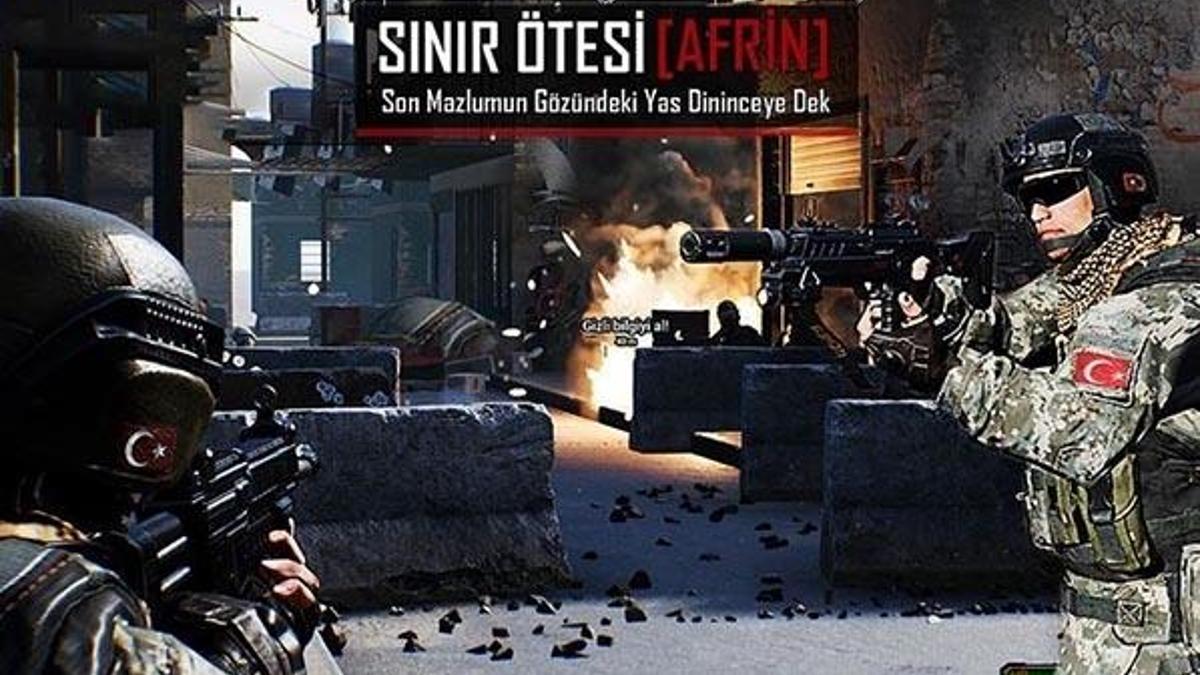 'Sınır Ötesi Afrin' bilgisayar oyunu tasarlandı