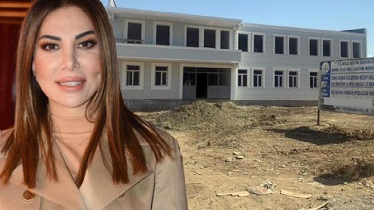 Ebru Yaşar, Bismil’e okul yaptırdı