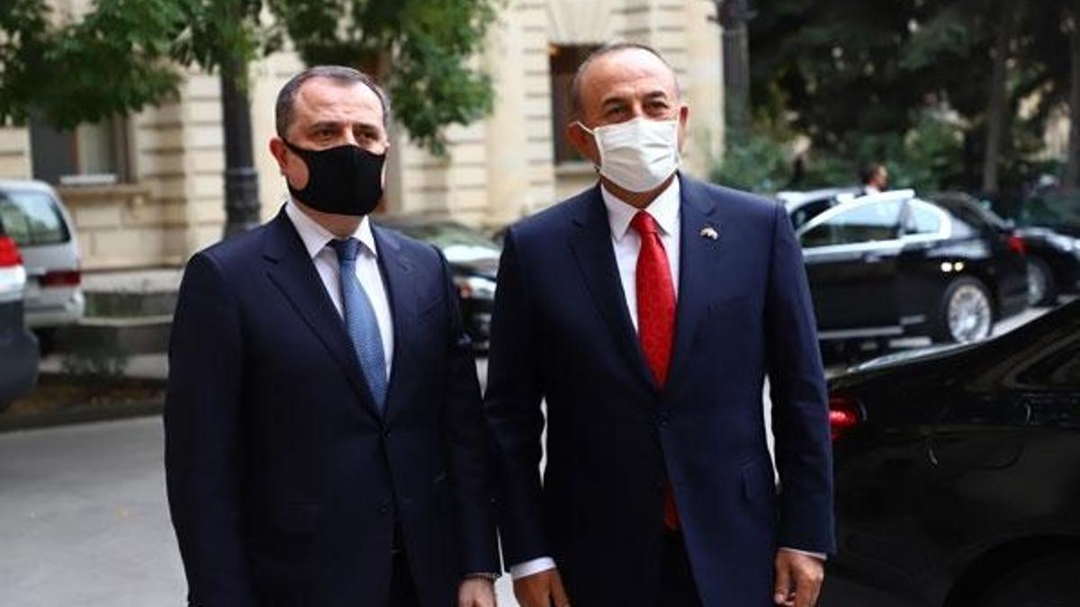 Dışişleri Bakanı Mevlüt Çavuşoğlu Azerbaycan'da! Bakü'de kritik mesajlar...