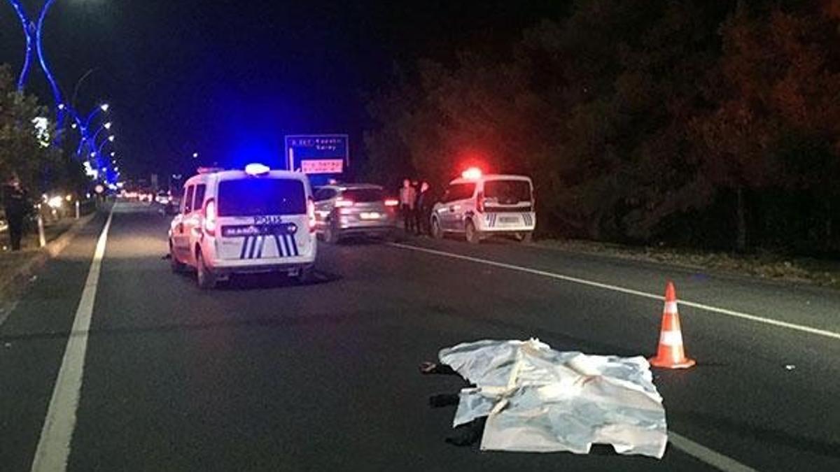 Otomobilin çarptığı yaya feci şekilde can verdi!