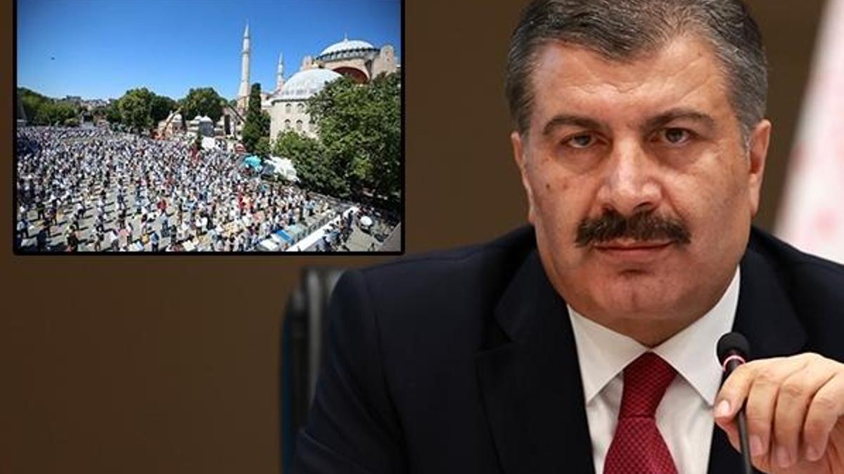 Bakan Koca'dan 'Ayasofya' sorusuna yanıt! En büyük vaka sıçraması...
