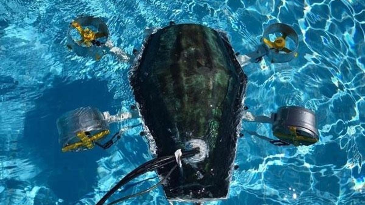 Kaplumbağadan ilham alan üniversiteli 7 genç 'su altı drone' prototipi üretti