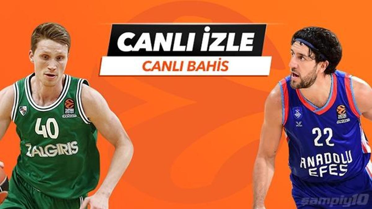 Zalgırıs Kaunas – Anadolu Efes Tek Maç ve Canlı Bahis seçenekleriyle Misli.com’da