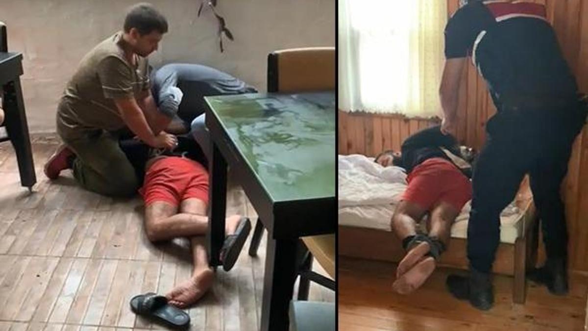 Rus otel sahibi 15 kişiyle baskın yaparak, el ve ayaklarını bağladığı kiracısını dövdü