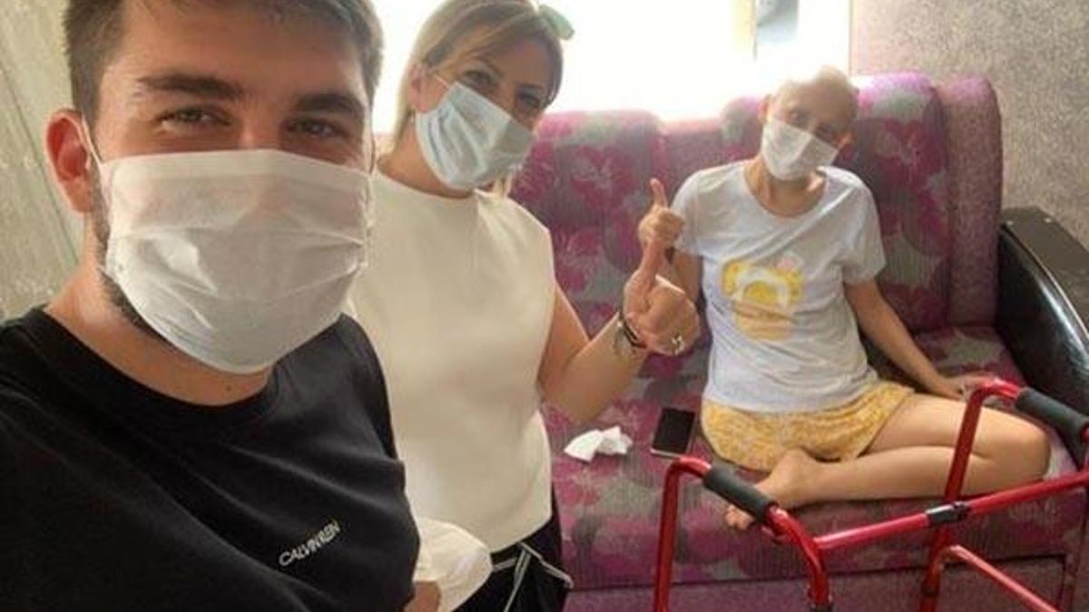 Sağ bacağını kaybetti umudunu kaybetmedi