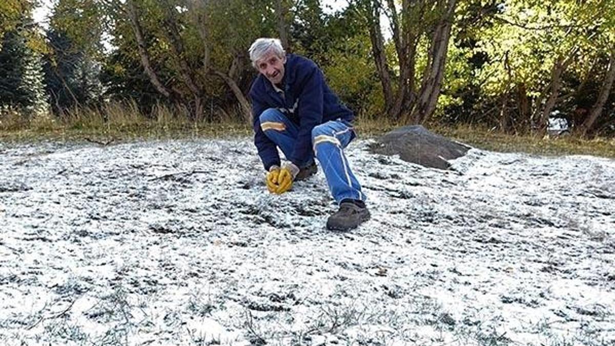 Uludağ'a mevsimin ilk karı yağdı