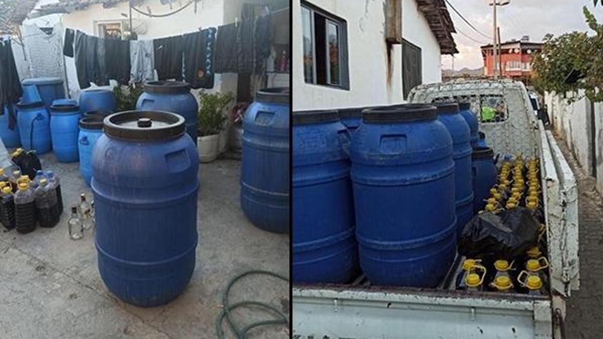 Aydın'da 2 ton sahte şarap ele geçirildi