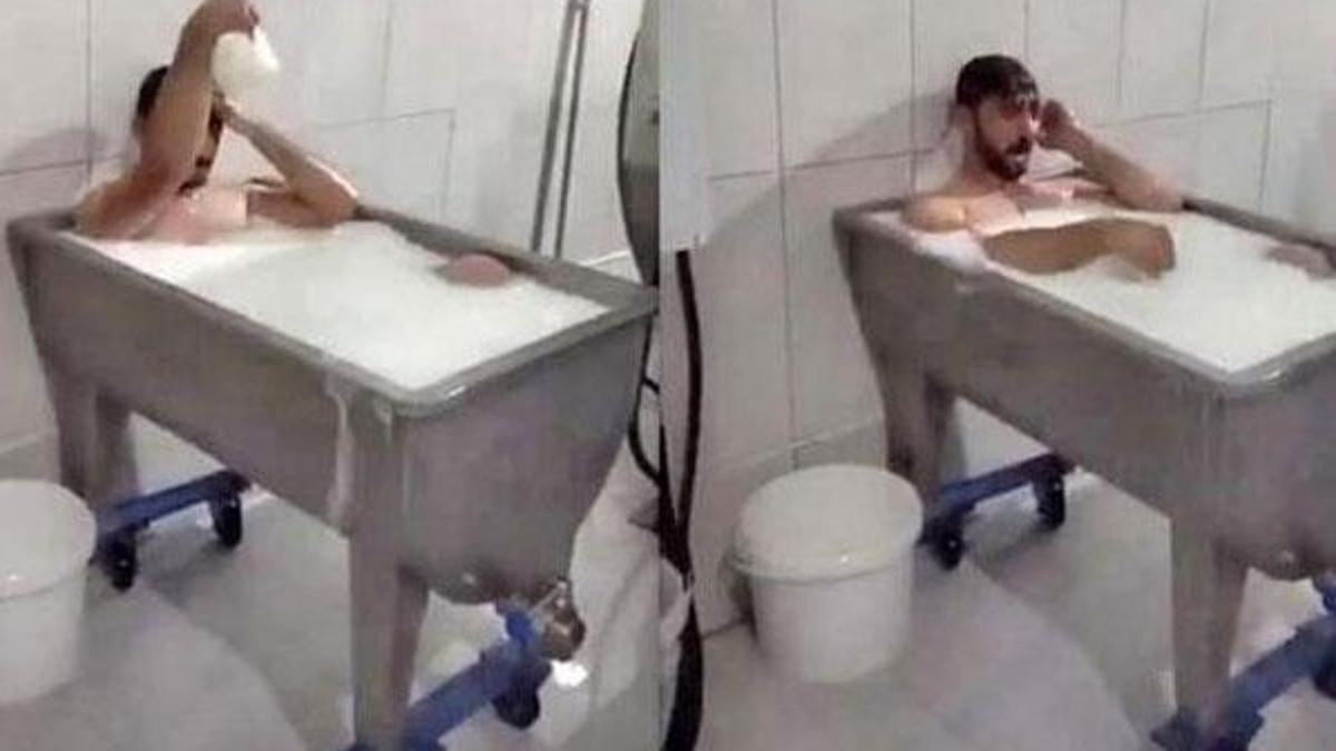 Süt banyosu rezaletinde yeni gelişme!