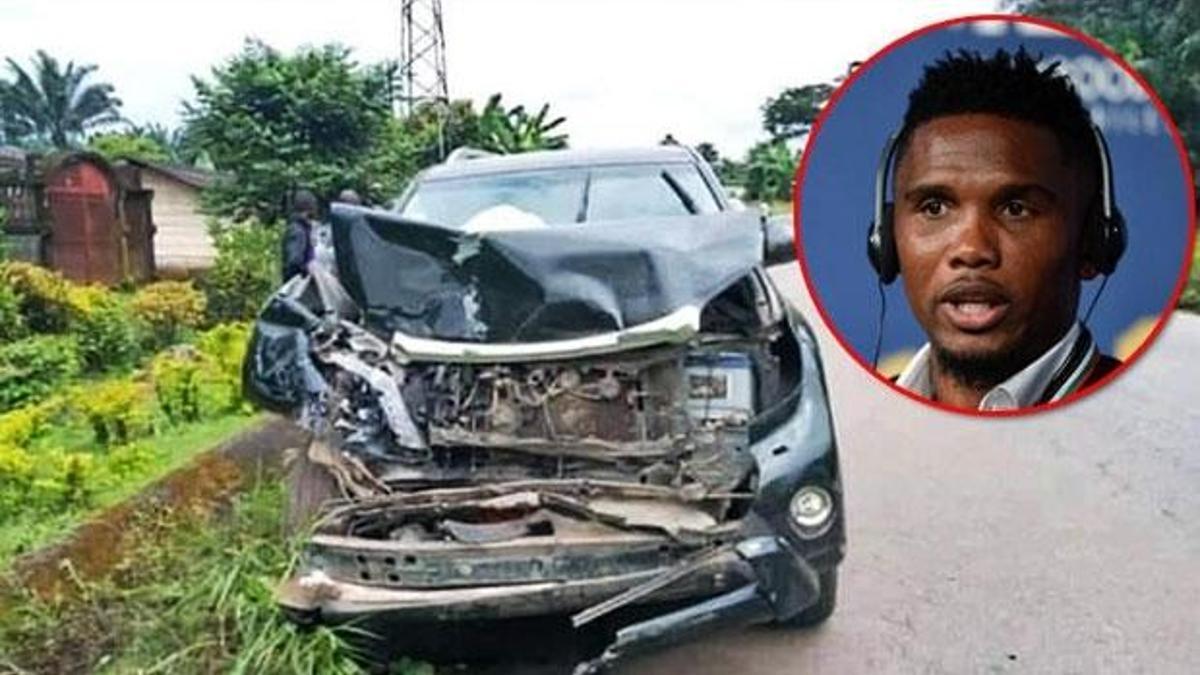 Samuel Eto'o trafik kazası geçirdi
