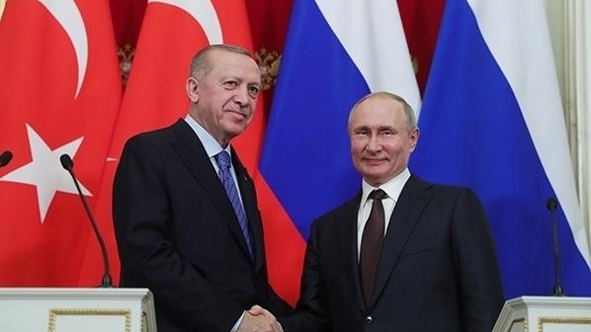 Cumhurbaşkanı Erdoğan ve Putin'den kritik görüşme