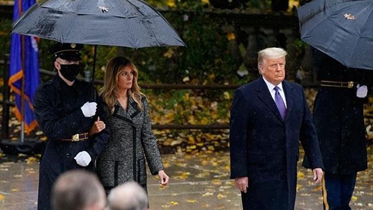 Trump günler sonra ilk kez görüntülendi! Büyük bir gafa imza attı