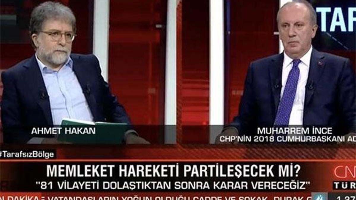 Muharrem İnce: Halk TV, TELE 1 ve KRT beni ekrana çıkarmıyor
