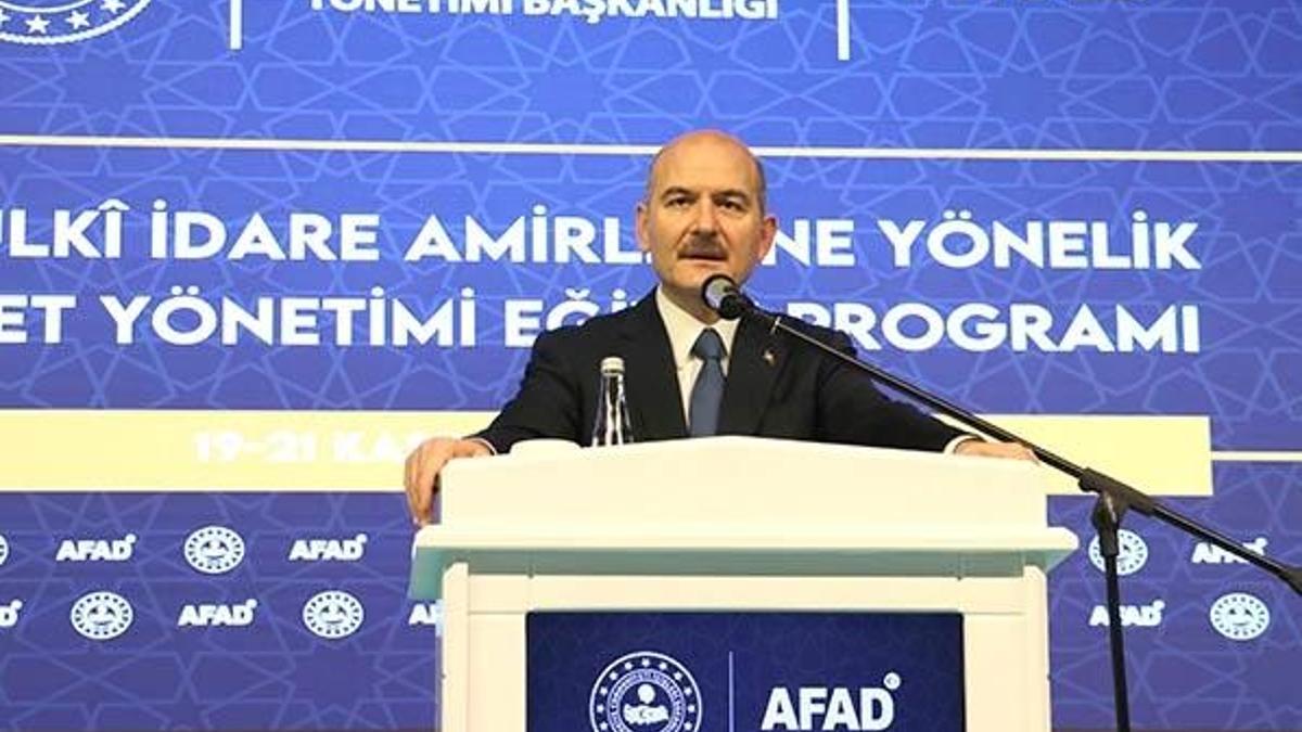 Bakan Soylu açıkladı! AFAD kurulu 1 ay içinde İstanbul'da toplanacak
